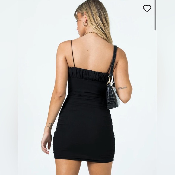 NWT Princess Polly Penney Black Mini Dress - Size 0 - Picture 5 of 12